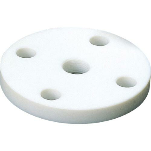 フロンケミカル フッ素脂(PTFE)フランジ 20A×10K×RC3/8 ( NR1405-016 )