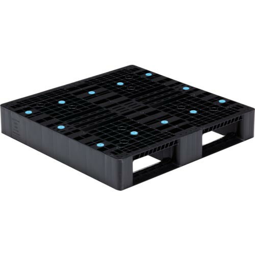 サンコー ( 三甲 ) リサイクルプラスチックパレット 808102 D2-909 黒 ( SK-D2-909-BK )