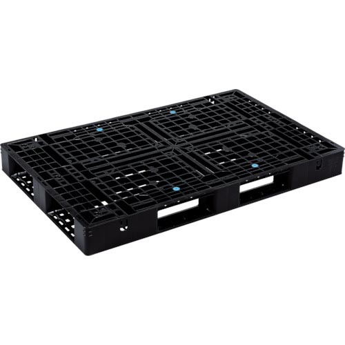 サンコー ( 三甲 ) リサイクルプラスチックパレット 805688 D4-1016黒 ( SK-D4-1016-BK )