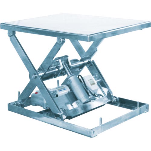 Bishamon ( スギヤス ) ステンテーブルリフト 均等荷重1000kg テーブル寸法780×1340mm ( NX1000713AB-HL ) (株)スギヤス 【メーカー取寄】