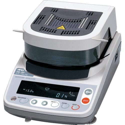 A＆D ( エー・アンド・デイ ) 加熱乾燥式水分計 最小質量表示０．００５ｇ ( ML-50 )