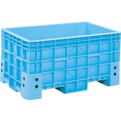 RISU ( 岐阜プラスチック工業 ) 大型脂ボックス席 100135 百貨店BOX500L 青 ( 500L B )