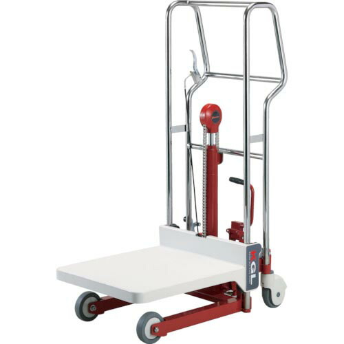 Bishamon ( スギヤス ) テーブル式リフター カンガルリフター 均等荷重:250kg テーブル寸法:600×540mm 全高:1000mm ハンドルタイプ:ステンレス ( KGL25S )