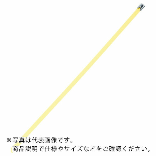 PANDUIT ( パンドウイット ) MLTタイプ フルコーティングステンレススチールバンド SUS316 黄 幅8.1mm 長さ363mm 50本入り ( MLTFC4H-LP316YL )