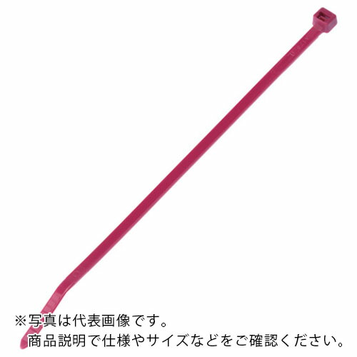 PANDUIT ( パンドウイット ) ナイロン結束バンド 4.8×368×1.3 赤 100本入 ( PLT4S-C2 )