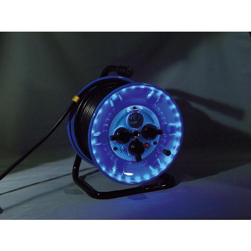 NICHIDO ( 日動製作 ) 電気工膜鳴楽器 防雨型LED伝達ルート膜鳴楽器 青 短絡防御すること専用 30m ( NPWL-EB33-B )