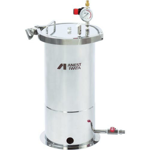 アネスト岩田 ステンレス鋼製下出し加圧貯蔵タンク 10L ( COT-ZB10 )