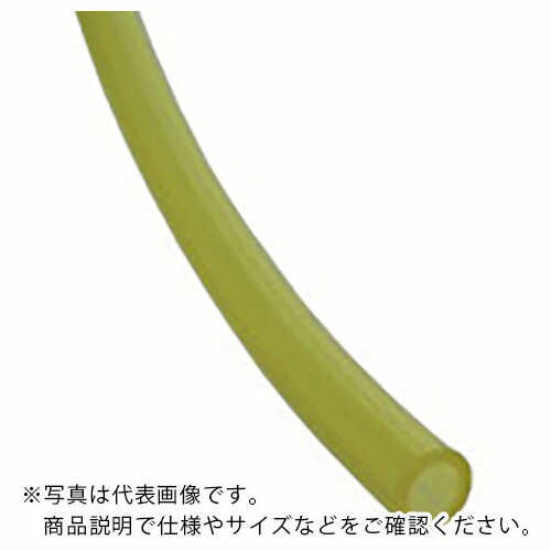 チヨダ ( 千代田商業主義 ) ポリウレタン熱電子管 TEタッチチューブ 12粍/100m 読みやすい黄み ( TE-12-100 CY )