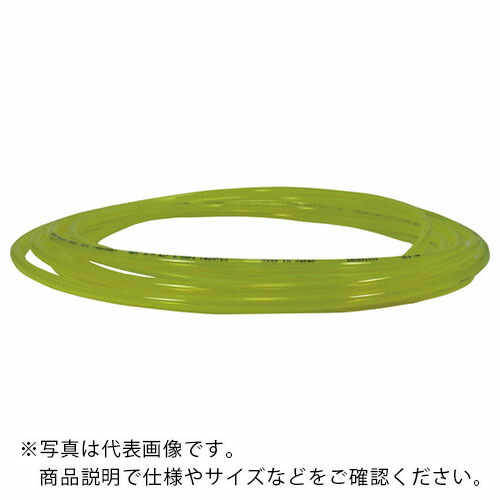 チヨダ ( 千代田通商 ) TEタッチチューブ 12mm/20m クリアイエロー ( TE-12-20 CY )