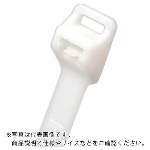 PANDUIT ( パンドウイット ) リリースタイ 取り外し可能ナイロン結束バンド ナチュラル100本 ( PRT8EH-C )