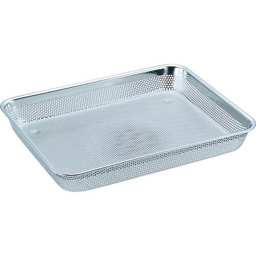 SUGICO ( スギコ産業 ) 18-8ステンレスメッシュ浅角バット 8枚取 294×409×40 ( SM-903 )