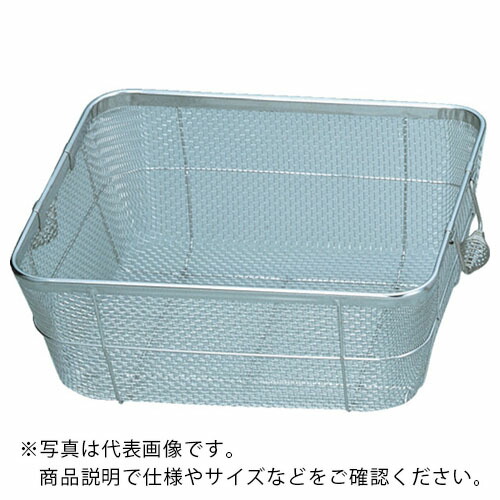 SUGICO ( スギコ産業 ) ステンレスバスケット 浅型大 395×350×100 ( SC-SL (SUS304) )