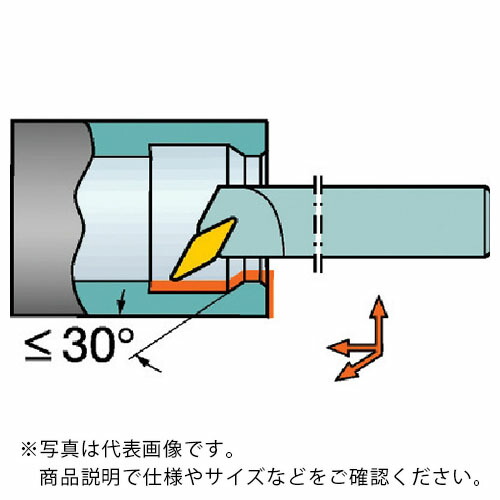 SANDVIK ( サンドビック ) コロターン107 ポジ手当て用突き抜く働き口(210) ( A40T-SVPBR 16 (210) )