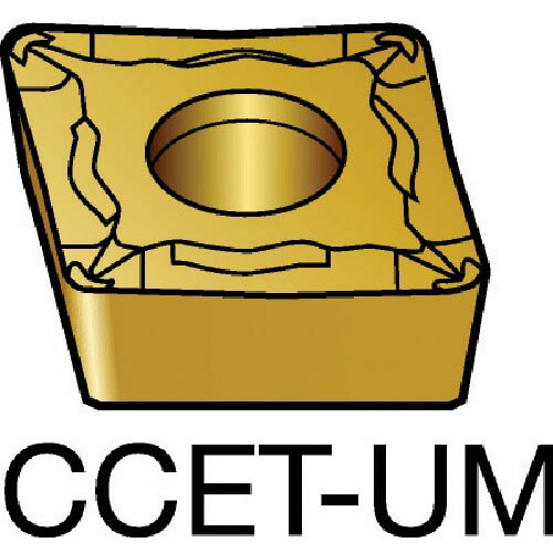 サンドビック コロターン107 旋削用ポジチップ(130) 1125 ( CCET 06 02 02-UM 1125 (130) ) 【10個セット】