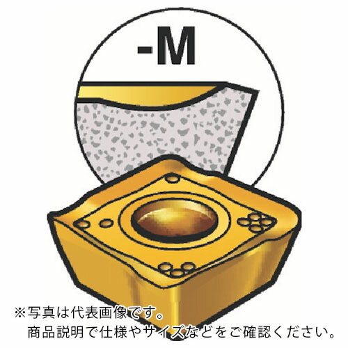 サンドビック コロミル490 フライス加工用チップ(355) 1040 ( 490R-140416E-MM 1040 (355) ) 【10個セット】