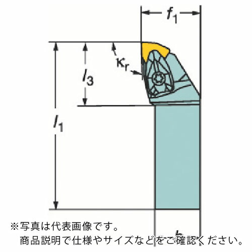 サンドビック コロターンRC ネガチップ用シャンクバイト(410) ( DWLNL 2020K08 (410) )