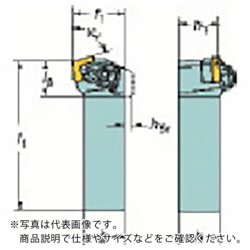 サンドビック コロターンRC ネガチップ用シャンクバイト(410) ( DCKNR 2525M 12 (410) )