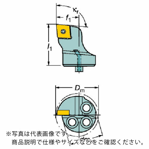 SANDVIK ( サンドビック ) コロターンSL コロターン107用カッティングヘッド(410) ( 570-SCLCR-16-06 (410) )