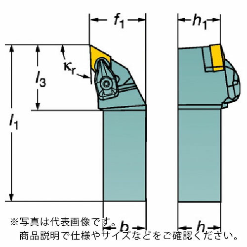 SANDVIK ( サンドビック ) コロターンRC ネガチップ用シャンクバイト(410) ( DDJNL 3232P 15 (410) )