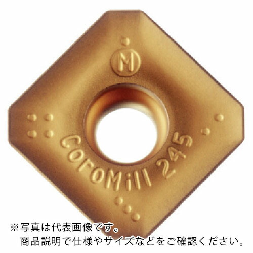 SANDVIK ( サンドビック ) コロミル245 フライス加工用チップ(350) K20W ( R245-18 T6 M-KM K20W (350) ) 【10個セット】