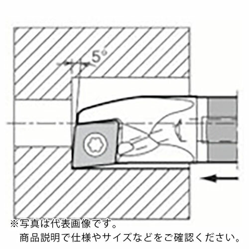 京セラ 内径・奥端面加工用超硬防振バー E-SCLP-A(N) ( E12Q-SCLPR08-14A-2/3 )