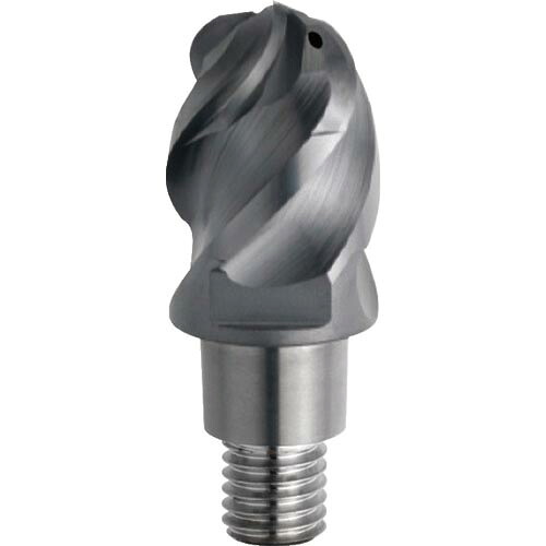 三菱 ( 三菱マテリアル ) 4枚刃難削材加工用 超硬クーラントホール付制振ボールヘッド12mm (コート品) EP7020 ( IMX12B4HV12012E EP7020 ) 三菱マテリアル(株)
