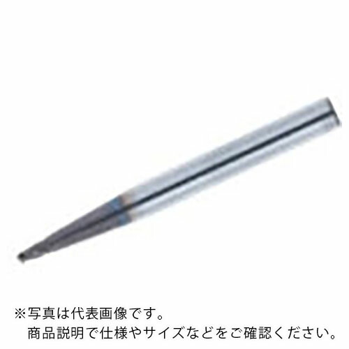 三菱K ( 三菱マテリアル ) 4枚刃ミラクルテーバ刃 超硬ボールエンドミルショット刃長(S)1mm ( VC4STBR0050T0500N15 ) 三菱マテリアル(株)