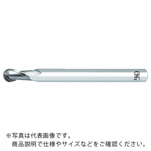 OSG ( オーエスジー ) 超硬ボールエンドミル 2刃 銅・アルミ合金・プラスチック用 ボール半径10mm シャンク径20mm 8503600 ( CAP-EBD-R10X20(8503600) )
