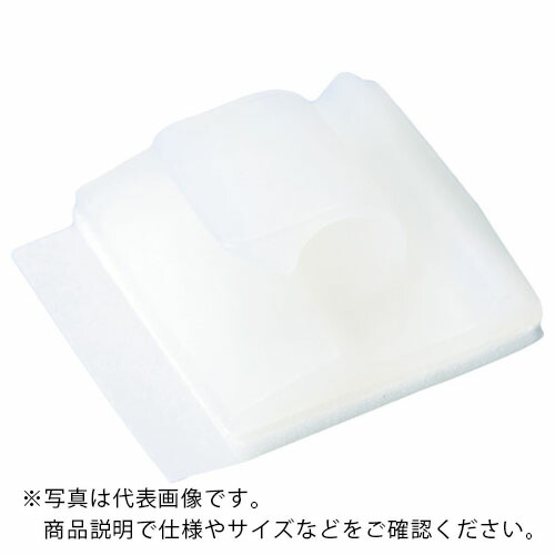 PANDUIT ( パンドウイット ) 固定具 コードクリップ ゴム系粘着テープ付 ナチュラル100個入 ( ACC19-A-C )