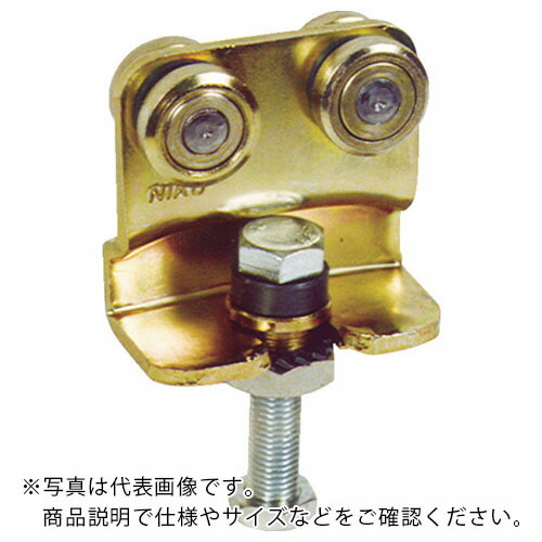 HELM ニコ 25号ドアハンガー用 ベアリング複車 折畳扉用 ( 25HE-4WHAB-F )