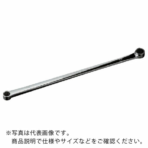 nepros ( 京都機械工具 ) 超ロングストレート両口めがねレンチ 対辺寸法17×19mm 全長404.6mm ( NM11L-1719 )