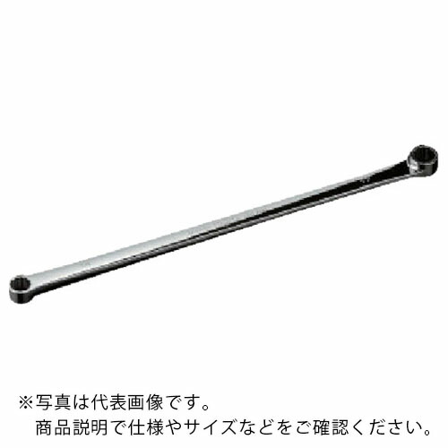 【SALE通貨価値】nepros ( 京都機械工具 ) 超ロング引っ切り無い両口めがね鍵 対辺大きさ22×24粍 全長431.5粍 ( NM11L-2224 )