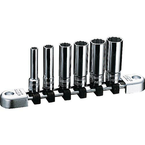nepros ( 京都機械工具 ) 6.3sq.ディープソケットセット[6コ組] ( NTB2L06WA )