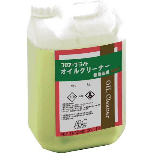 ABC ( エービーシー商会 ) 床用洗剤 フロアーブライトオイルクリーナー 鉱物油用 4.5KG ( BPBOLK01 ) 【メーカー取寄】