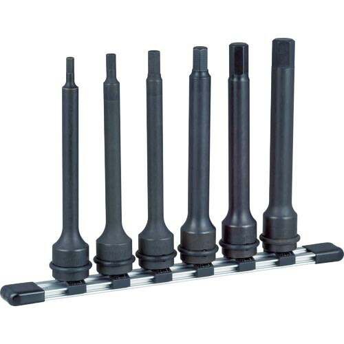 TONE 差しひびき用ロングヘキサゴンソケットセット(保持者付) 6pcs ( HAH406L )