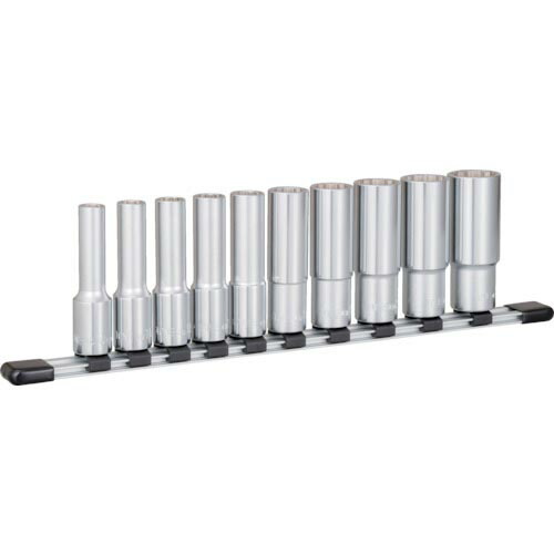 TONE ディープソケットセット(12角・保持者付) 10pcs ( HDL410 )