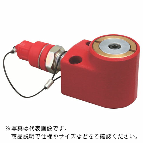 RIKEN ( 理研機器 ) 単動式油圧シリンダー インチねじ ストローク127mm VCカプラ付 ( S04-127VC )