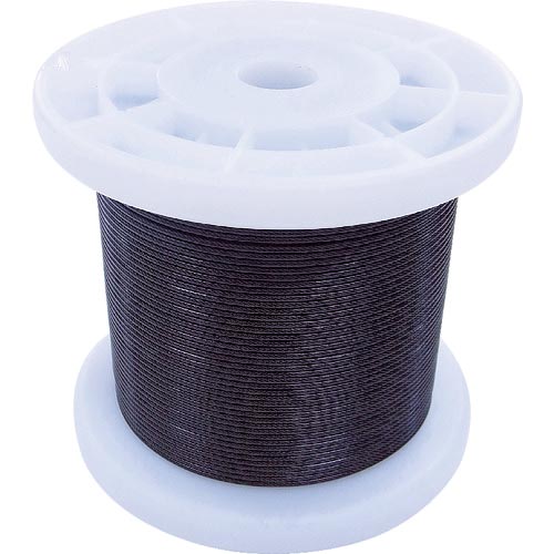 ニッサチェイン 黒コーティングワイヤロープ 1.2mm×100m ( TSY12V-BK )