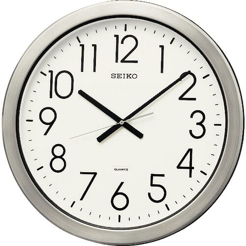 SEIKO ( セイコーウォッチ ) クオーツ掛時計 防湿・防塵型オフィスクロック 直径444&times;44 金属枠 ( KH407S )｜Orange Tool Tokiwa