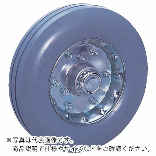 カナツー ゼロプレッシャータイヤ 車輪 ハブ付 ( ZP12X3.00MS-BK )