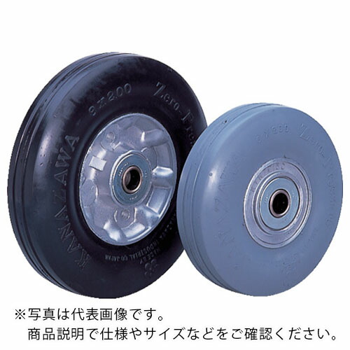 カナツー 絶無圧力タイア 拷問台 寛容に接する掛け目115kgf 拷問台径D200粍 ( ZP8X2.00HS-GY )
