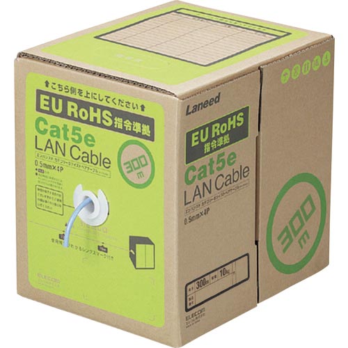 ELECOM ( エレコム ) RoHS指令準拠LANケーブル CAT5E ヨリ線 300m ブルー ( LD-CT2/BU300YR )