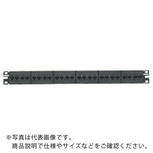 【SALE必要経費】PANDUIT ( パンドウイット ) 科目6Aモジュラーパッチパネルキット 4ポートフェースプレートタイプ 24界面 1U ( CPPKL6ATG24WBL )