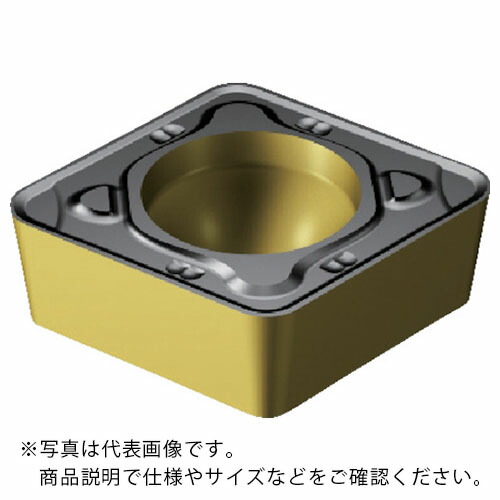 SANDVIK ( サンドビック ) コロターン107 旋削用ポジチップ(122) 2220 ( CCMT 09 T3 12-MR 2220 (122) ) 【10個セット】