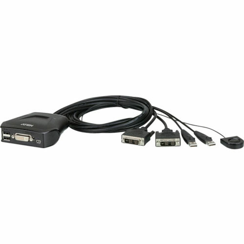ATEN ( ATEN ) KVMスイッチ 2ポート/USB/DVI/ケーブル一体型 ( CS22D ) ATENジャパン(株) 【メーカー取寄】