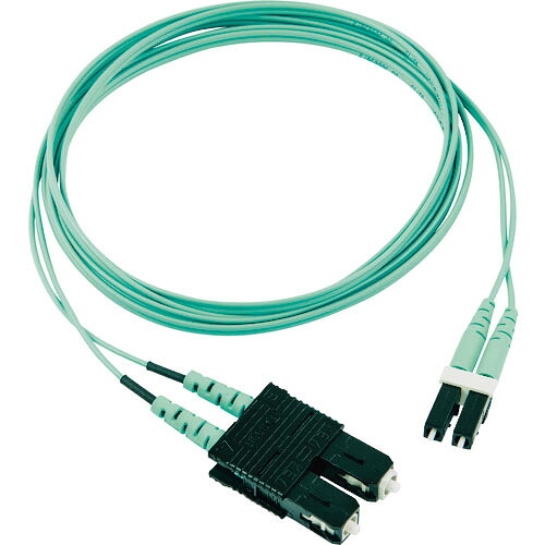 PANDUIT ( パンドウイット ) グラスファイバーパッチコード OM3(低損失物印字機) 身体障害者SCデュプレックス身体障害者LCデュプレックス LSZH 5m ( FX2ELLNSNSNM005 ) 【10本仕掛ける】
