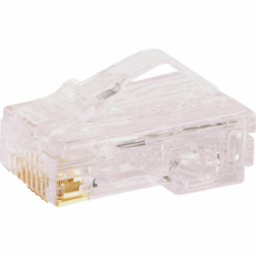 PANDUIT ( パンドウイット ) カテゴリ5E 細径ケーブル用モジュラープラグ AWG28単線・撚線 1000個入り ( MP528-M )