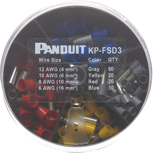 PANDUIT ( パンドウイット ) 絶縁付フェルール端子(SingleWire DIN規格)キット ( KP-FSD3 ) パンドウイットコーポレーション 【メーカー取寄】