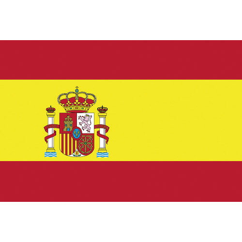 東京製旗 国旗No.1(70×105cm) スペイン(紋章入) ( 416345 )