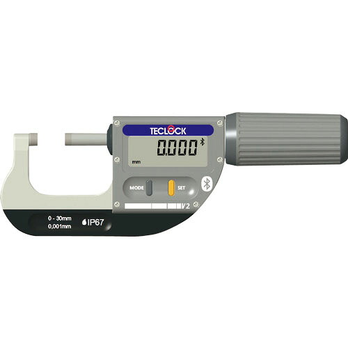 TECLOCK ( テクロック ) Bluetoothデジタルミクロメーター 0-30 ( SSM-750 ) 【製造業者取寄】